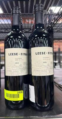 (6) BOTTLES OF LEESE - CALIFORNIA RED BLEND 2018