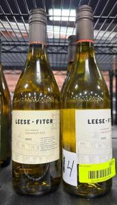 (4) BOTTLES OF LEESE FITCH CHARDONNAY 2020