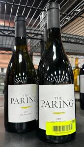 (3) BOTTLES OF THE PARING 2017 CHARDONNAY