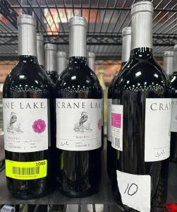 (10) BOTTLES OF CRANE LAKE MALBEC