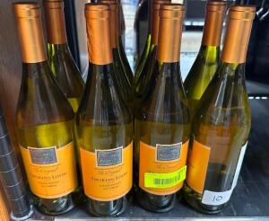 (8) BOTTLES OF SMOKING LOON CHARDONNAY