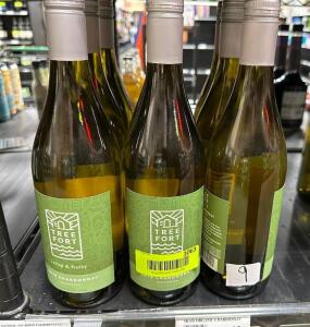 (9) BOTTLES OF TREE FORT CHARDONNAY