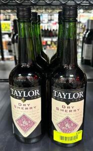 (6) BOTTLES OF YALOR DRY SHERRY