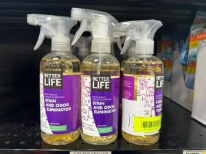 (11) BOTTLES OF BETTER LIFE STAIN AND ODOR ELIMINATOR