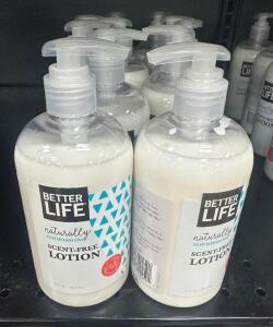 (10) BOTTLES OF BETTER LIFE LOTION