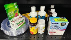 (8) ASSORTED BOTTLES OF MEDICATION, AND SUPPLEMENTS,