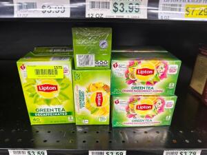 (9) ASSORTED BOXES OF LIPTON TEA