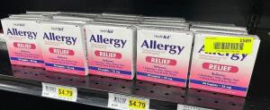 (20) BOXES OF ALLERGY MEDICINE