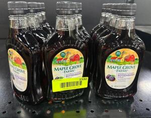 (12) BOTTLES OF MAPLE GROVE SYRUP