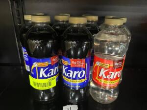 (10) ASSORTED BOTTLES OF KARO SYRUP