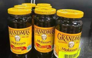 (7) JARS OF GRANDMAS MOLASSES