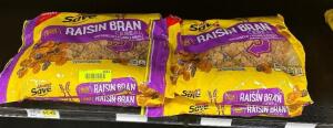 (4) BAGS OF RAISIN BRAN CEREAL