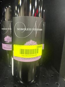 (5) BOTTLES OF NOBOLEI VINEYARDS CHAMBOURCIN 2020