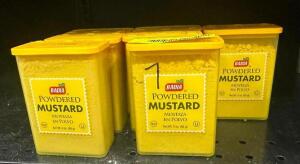 (7) - CT. SET OF DRIED MUSTARD