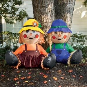 Mrs. Harvest Scarecrow Inflatable