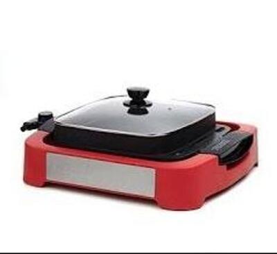 WOLFGANG PUCK 5-IN-1 GRILL BAKE AND COOK CENTER WITH LID RETAILS FOR $57.99