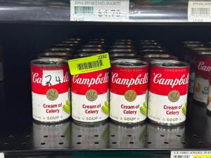 (24) - PC. SET OF CANNED SOUP