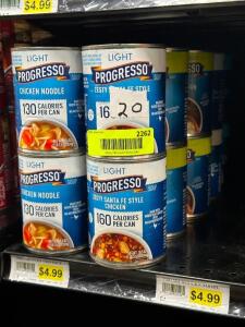 (20) - PC. SET OF CANNED SOUP