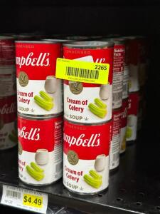 (24) - PC. SET OF CANNED SOUP