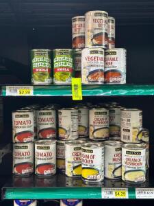 (24) - PC. SET OF CANNED SOUP