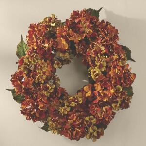 Autumn Hydrangea Wreath