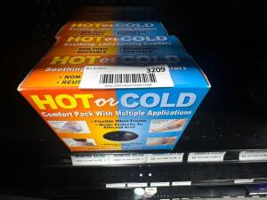 (4) BOXES OF HOT OR COLD COMFORT PACKS