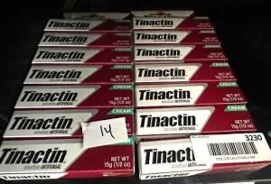 (14) BOXES OF TINACTIN ANTI FUNGAL