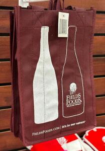 (5) - WINE BOTTLE BAGS