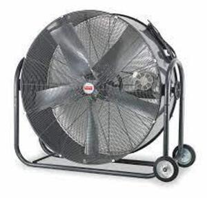 DESCRIPTION: (1) STANDARD DUTY INDUSTRIAL FAN BRAND/MODEL: DAYTON #1YNW8 INFORMATION: BLACK SIZE: 42 IN BLADE DIA, 2 SPEEDS, 120V AC RETAIL$: $1234.28