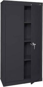 DESCRIPTION: (1) STORAGE CABINET BRAND/MODEL: SANDUSKY LEE INFORMATION: BLACK SIZE: 18" D , 72" H, 30"W RETAIL$: $371.99 EA QTY: 1