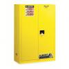 DESCRIPTION: (1) FLAMMABLES SAFETY CABINET BRAND/MODEL: JUSTRITE #1YNE4 INFORMATION: YELLOW SIZE: 45 GAL, 43 IN X 18 IN X 65 IN, YELLOW, MANUAL CLOSE,