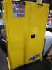 DESCRIPTION: (1) FLAMMABLES SAFETY CABINET BRAND/MODEL: JUSTRITE #1YNE4 INFORMATION: YELLOW SIZE: 45 GAL, 43 IN X 18 IN X 65 IN, YELLOW, MANUAL CLOSE, - 5