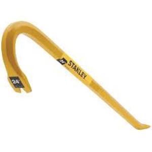 DESCRIPTION: (2) FORGED RIPPING BAR BRAND/MODEL: STANLEY #55-124 INFORMATION: YELLOW SIZE: 24" RETAIL$: $85.21 EA QTY: 2