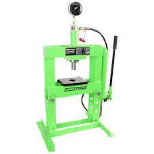 DESCRIPTION: (1) HYDRAULIC BENCHTOP PRESS BRAND/MODEL: OEM TOOLS #25088 INFORMATION: GREEN SIZE: 10 TON RETAIL$: $799.99 EA QTY: 1