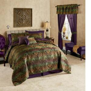 6-Piece Ombre Jacquard Bed Set - KING