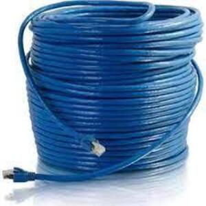 DESCRIPTION: (1) ETHERNET CABLE BRAND/MODEL: CAT 6 #43122 INFORMATION: BLUE SIZE: 200' RETAIL$: $109.99 EA QTY: 1