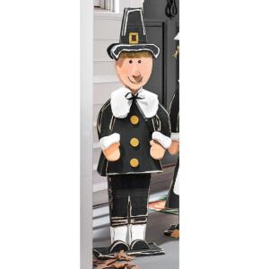 Chunky Wood Cutouts Pilgrim - Man