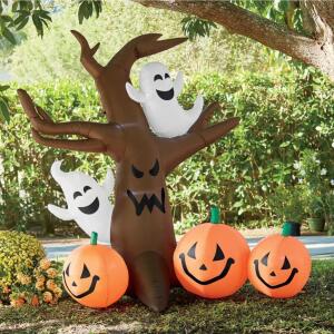 Lit 8 FT Haunted Tree Inflatable