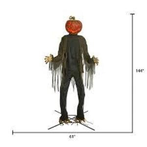 DESCRIPTION: (1) GEMMY ANIMATED GIANT POSABLE PUMPKIN GHOULBRAND/MODEL: WAY TO CELEBRATESIZE: 12 FTRETAIL$: $289.00 EAQTY: 1