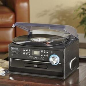 En Technology Digital Turntable with CD Player