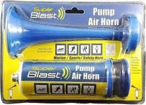 DESCRIPTION: (3) PUMP AIR HORN BRAND/MODEL: SUPER BLAST RETAIL$: $18.00 EA QTY: 3