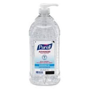 DESCRIPTION: (2) ADVANCED HAND SANITIZER BRAND/MODEL: PURELL SIZE: 67.6 FL OZ RETAIL$: $37.00 EA QTY: 2