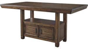 RUSTIC RECTANGULAR DINING ROOM COUNTER TABLE