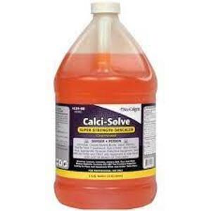 DESCRIPTION: (1) SUPER STRENGTH DESCALER BRAND/MODEL: CALCI-SOLVE #41304-08 SIZE: 1 GALLON RETAIL$: $35.00 EA QTY: 1