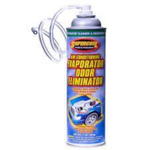 DESCRIPTION: (5) AIR CONDITIONING EVAPORATOR ODOR ELIMINATOR BRAND/MODEL: SUPERCOOL SIZE: 17 OZ RETAIL$: $13.15 EA QTY: 5