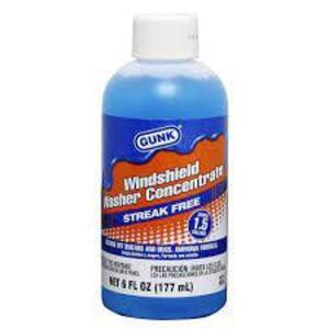 DESCRIPTION: (5) WINDSHILED WASHER CONCENTRATE BRAND/MODEL: GUNK INFORMATION: 40:1 50:1 SIZE: MAKES 1.5 GALLON EACH RETAIL$: $4.00 EA QTY: 5