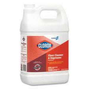 DESCRIPTION: (1) PROFESSIONAL FLOOR CLEANER AND DEGREASERBRAND/MODEL: CLOROXINFORMATION: CONCENTRATESIZE: 1 GALLONRETAIL$: $22.00 EAQTY: 1