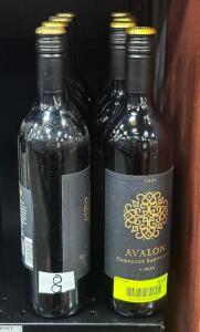 (8) BOTTLES OF 2020 AVALON CABERNET SAUVIGNON