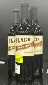 (5) BOTTLES OF FLACO TEMPRANILLO