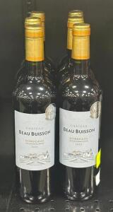 (6) BOTTLES OF 2020 CHATEAU BEAU BUISSON BORDEAUX